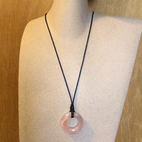 Unique Rose Quartz Necklace - Picture 3 of 6